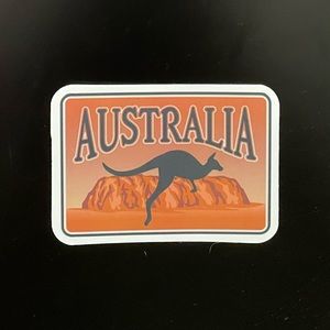 Australia Kangaroo Sticker